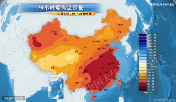 上海杭州等突破40℃ 南方高温月底前难解