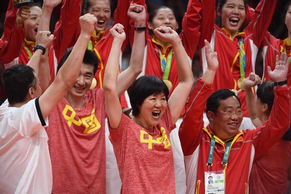 中国女排里约奥运会夺冠!十二年后王者归来