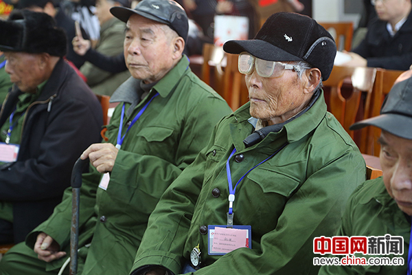 泰州姜堰復原軍人療養院的入住老人們。