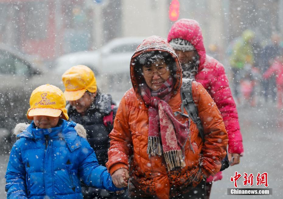 “春雪”袭京城 气温大幅下降