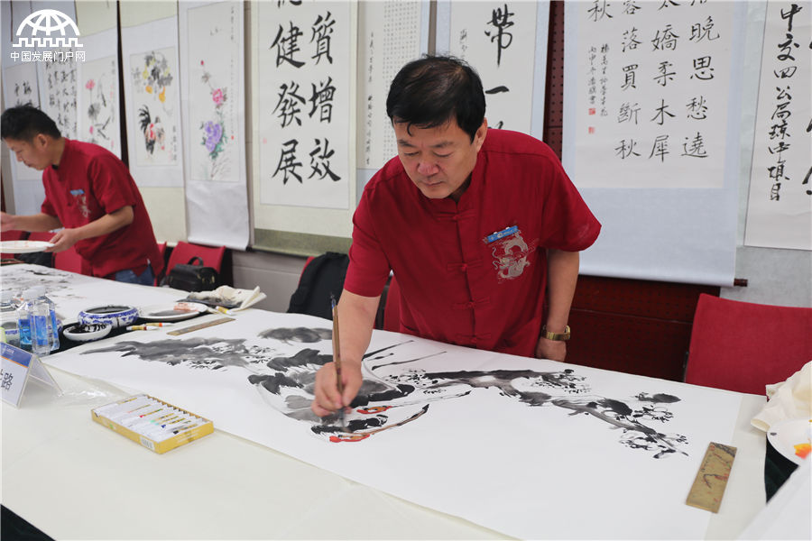 中交四公局举办&apos;建言十九大•书香四公局&apos;书画笔会