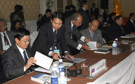 The 14th Summit of Association of Southeast Asian Nations (ASEAN) Foreign Minister's Informal Meeting kicks off in Hua Hin, Thailand, on February 27, 2009.