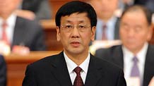 China's Prosecutor-General Cao Jianming delivers a report on the work of the Supreme People's Procuratorate during the third plenary meeting of the Second Session of the 11th National People's Congress (NPC) at the Great Hall of the People in Beijing, capital of China, on March 10, 2009.
