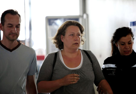 Relatives of passengers of Air France flight AF447 arrive at Charles de Gaulle airport in Paris, France, on June 1, 2009. The Air France plane with 228 people on board has gone missing over the Atlantic off the Brazilian coast on its way from Brazil to Paris on Monday. 