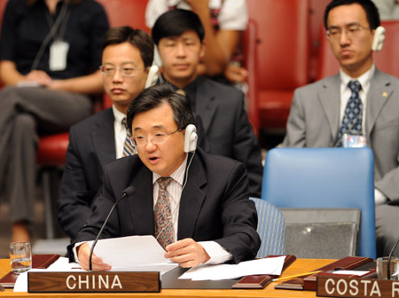 A senior Chinese diplomat said here on Friday that China condemns all acts of violence against women in armed conflicts, including sexual violence, while urging all parties to conflicts to comply with the international humanitarian and human rights law.