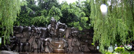 A glimpse of the Wine Cultural Museum in Maotai Town in Renhuai City, Guizhou Province. 