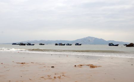 Boats return to the harbor to evade storms in Xiamen, southeast China's Fujian Province, on October 5, 2009. As the approaching 17th tropical storm of the year Parma has brought gales to coastal areas of central and northern Fujian Province, local authorities were ordered to take precautions to ensure the safety of people and minimize losses.