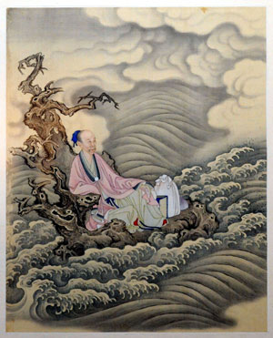 Photo taken on Oct. 6, 2009 shows a painting of the Qing Dynasty (1644-1911) displayed during a preview of an exhibition about Emperor Yongzheng (1678-1735) of the Qing Dynasty in Taipei, southeast China&apos;s Taiwan Province. The exhibition will be opened on Wednesday in Taipei. A total of 246 items will be put on display at the exhibition, including 37 items of the royal collections from the Palace Museum in Beijing and 209 items owned by the Taiwan museum. The exhibition will last to Jan. 10, 2010.