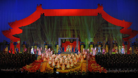 Opera Turandot debuts at Bird&apos;s Nest