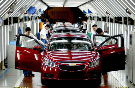 China auto sales top 10 million