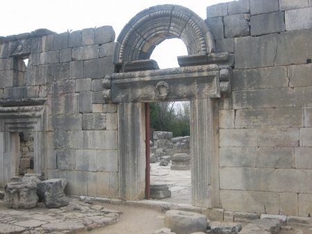 Photo taken by Mohammed Samir Skakeya shows a historic site in the West Bank city of Bethlehem on October 19, 2009.