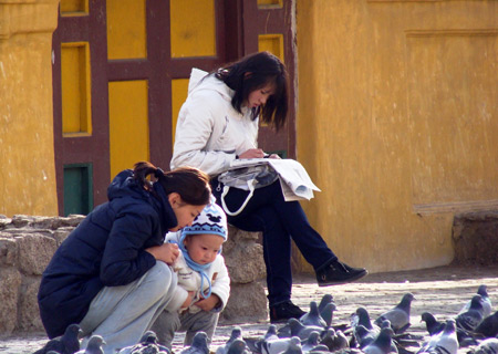 I am Adiyabazar, nine years old, a third grade student in Ulan Bator, capital of Mongolia. This is the picture I took on November 17, 2009, in a temple of Mongolia.