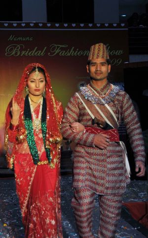 nepali bride dresses models