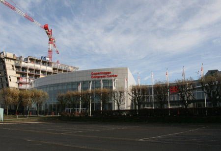 This photo taken on November 21, 2009 shows the Bella Center, where the UN Climate Change Conference will be held, in Copenhagen, capital of Denmark.