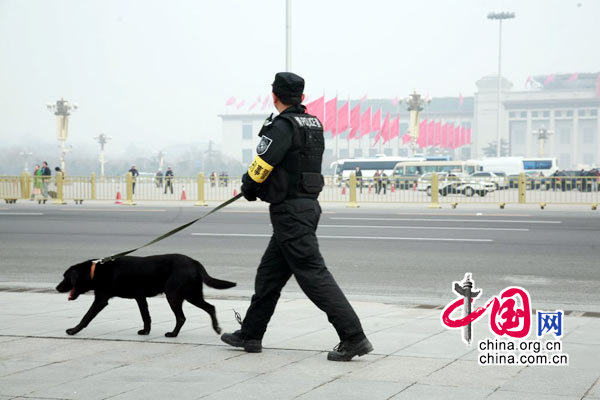 The Opening Session of the 3rd Session of the 11th Chinese People&apos;s Political Consultative Conference is convened at 15:00 am on March 3, 2010 at the Great Hall of the People.