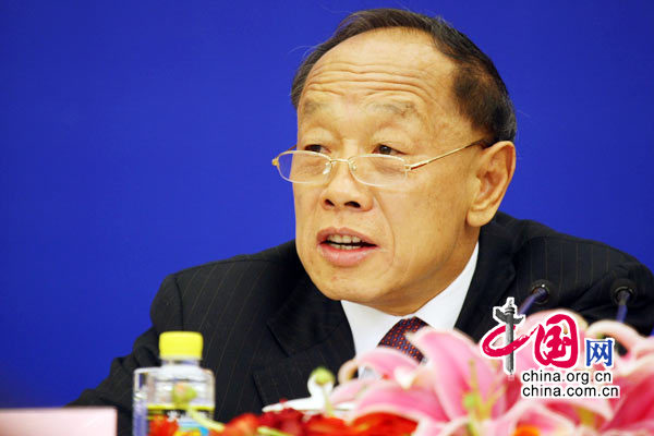 The Press Conference of the 3rd session of the 11th National People&apos;s Congress (NPC) is held at 11:00 AM, March 4th, 2010 at the Central Hall of the Great Hall of People. The spokesman of the session Li Zhaoxing provides information about the session and answers questions from the media. 