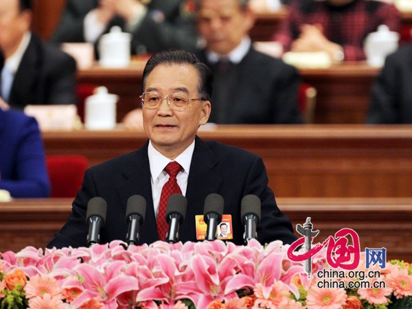 The 11th National People&apos;s Congress (NPC), the top legislature of China, starts its third session at the Great Hall of the People in Beijing at 9:00 AM Friday. Premier Wen Jiabao delivers a report on the work of the government at the opening meeting.