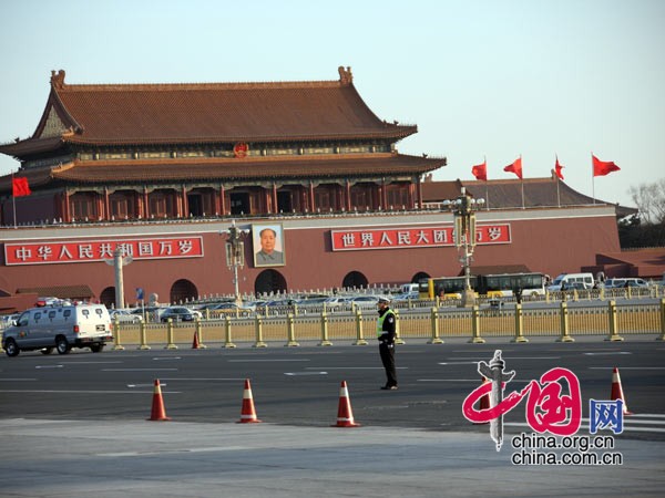 The 11th National People&apos;s Congress (NPC), the top legislature of China, starts its third session at the Great Hall of the People in Beijing at 9:00 AM Friday. Premier Wen Jiabao delivers a report on the work of the government at the opening meeting.