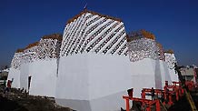 The photo taken on March 10, 2010 shows the Russia Pavilion in the 2010 World Expo Site in east China's Shanghai Municipality.
