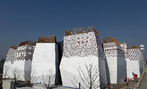 Photo taken on March 11, 2010 shows the Russia Pavilion for the 2010 World Expo in Shanghai, east China. 