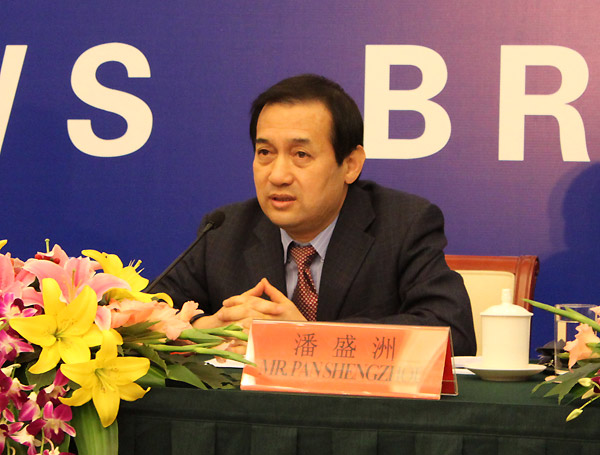 Pan Shengzhou, deputy director of the Policy Research Center of the CPC 