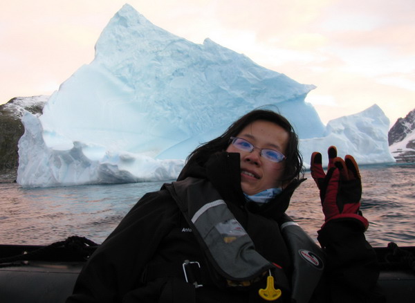 Li Lina discovered a new perspective on the world during an expedition to the Antarctic last year. 