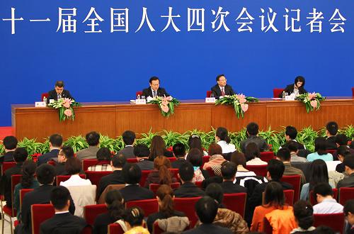 The Ministry of Foreign Affairs is holding a press conference on the sidelines of the fourth session of the 11th National People's Congress (NPC) at 10:00, March 7, 2011 at the Great Hall of the People in Beijing.