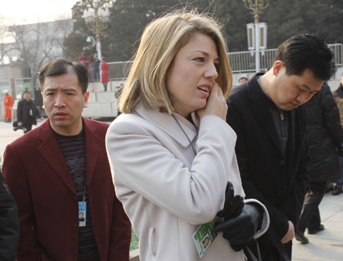 Female journalists made up a majority of reporters covering this year's Two Sessions, the country's most important annual political events. Mar. 8, 2011 marked the celebration of the 100th International Women's Day.