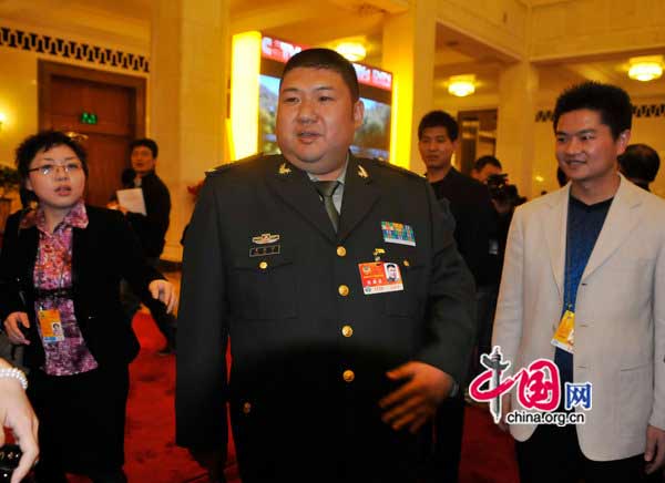 Mao Xinyu, grandson of late Chairman Mao Zedong, attends annual two sessions. Mao Xinyu is a member of the National Committee of the Chinese People&apos;s Political Consultative Conference (CPPCC), the country&apos;s top political advisory body, and a major general in the PLA Academy of Military Sciences. 