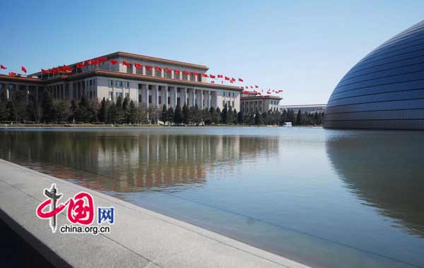 The annual session of National People&apos;s Congress (NPC), the country&apos;s top legislature, and the Chinese People&apos;s Political Consultative Conference (CPPCC) are convened at the Great Hall of the People on the Tian&apos;anmen Square in Beijing from March 3 to 14, 2011. 