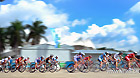 Cyclists compete during the women's 120 km cycling road race at the 26th Summer Universiade in Shenzhen, a city of south China's Guangdong Province, Aug. 13, 2011.