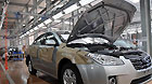 Photo taken on Aug. 22, 2011 shows the assemble lines of new energy cars in a workshop of China FAW New Energy Vehicle Branch in Changchun, capital of northeast China's Jilin Province.