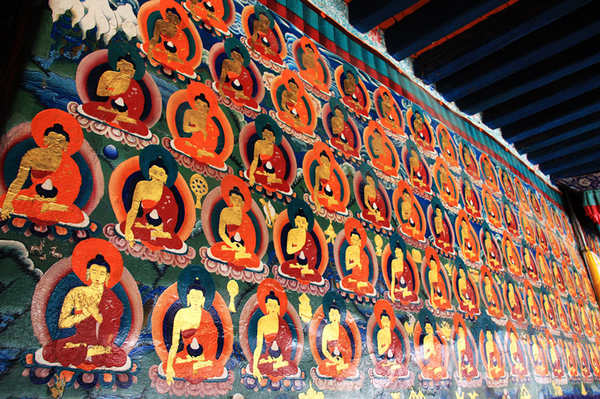 Tashilhunpo Monastery in Xigaze Prefecture of Tibet Autonomous Region on Aug 25, 2011.