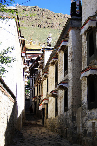 Tashilhunpo Monastery in Xigaze Prefecture of Tibet Autonomous Region on Aug 25, 2011.