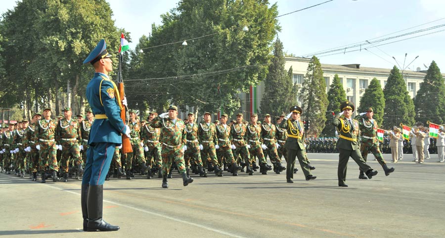 Tajikistan marked 20 years of independence on Friday, Sept. 9, 2011. Samani Square in the nation&apos;s capital, Dushanbe, was the site of a military parade and mass rallies, where people danced and sang to celebrate the country&apos;s achievements. 