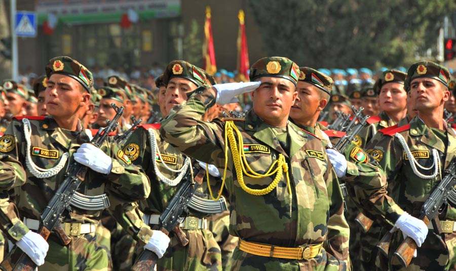 Tajikistan marked 20 years of independence on Friday, Sept. 9, 2011. Samani Square in the nation&apos;s capital, Dushanbe, was the site of a military parade and mass rallies, where people danced and sang to celebrate the country&apos;s achievements. 