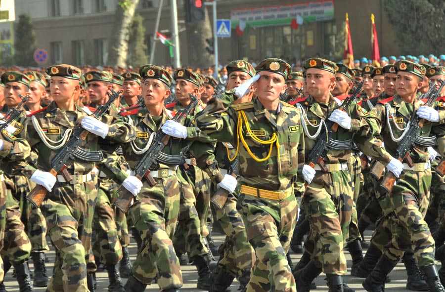 Tajikistan marked 20 years of independence on Friday, Sept. 9, 2011. Samani Square in the nation&apos;s capital, Dushanbe, was the site of a military parade and mass rallies, where people danced and sang to celebrate the country&apos;s achievements. 