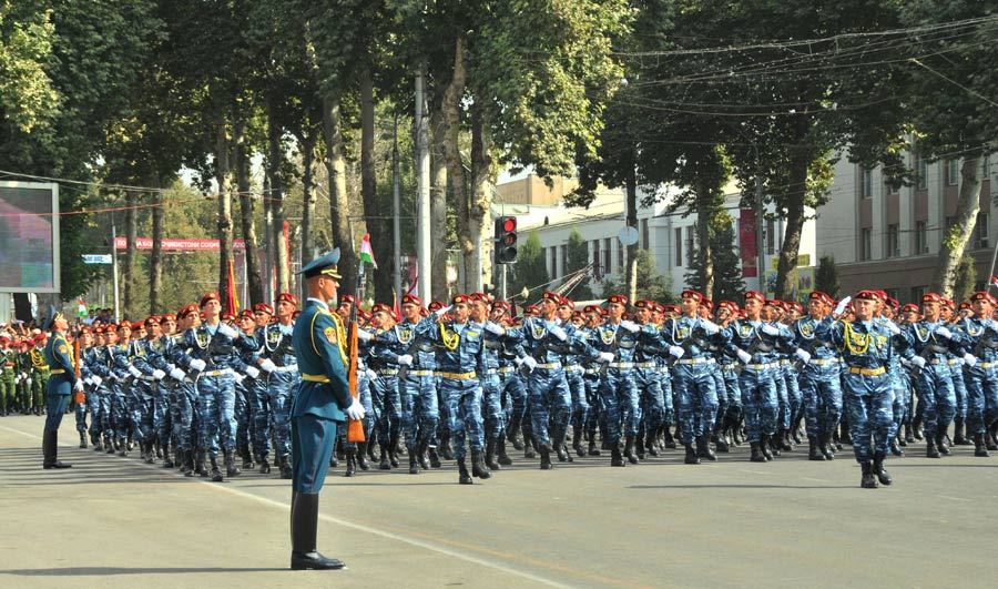 Tajikistan marked 20 years of independence on Friday, Sept. 9, 2011. Samani Square in the nation&apos;s capital, Dushanbe, was the site of a military parade and mass rallies, where people danced and sang to celebrate the country&apos;s achievements. 