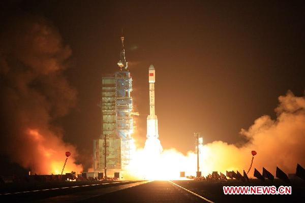 (TIANGONG-1)CHINA-SPACE LAB MODULE-LAUNCH (CN)