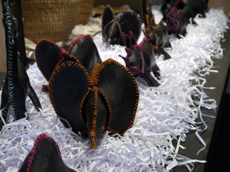 South Africa exhibits its handicraft and artwork in the ongoing UN climate talks in Durban.