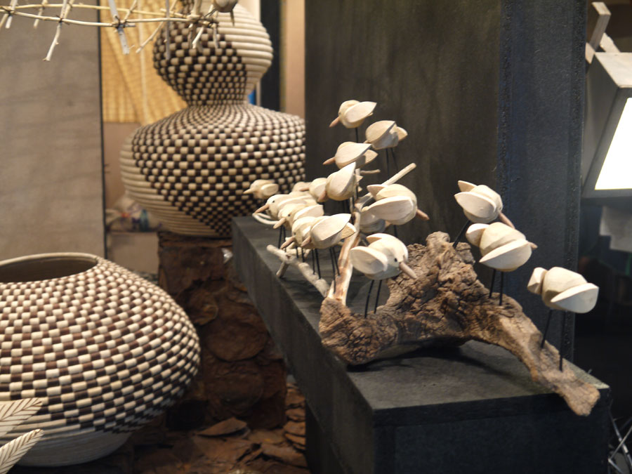 South Africa exhibits its handicraft and artwork in the ongoing UN climate talks in Durban.