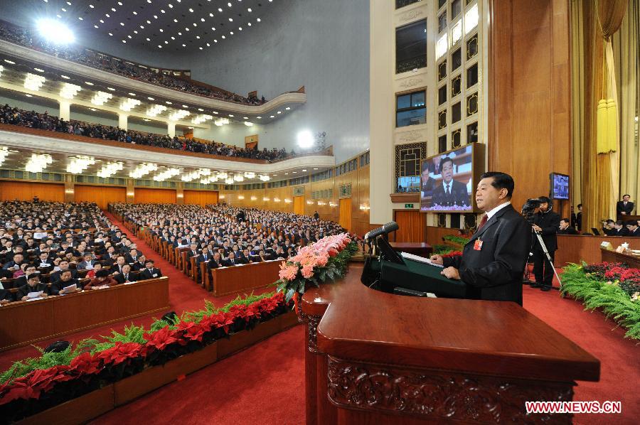 (TWO SESSIONS)CHINA-BEIJING-CPPCC-OPENING-JIA QINGLIN (CN)