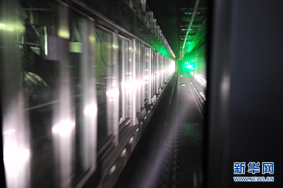 Technicians test communication equipment for subway line 6 (Phrase 1) which will open this September in Beijing, May 9, 2012. 