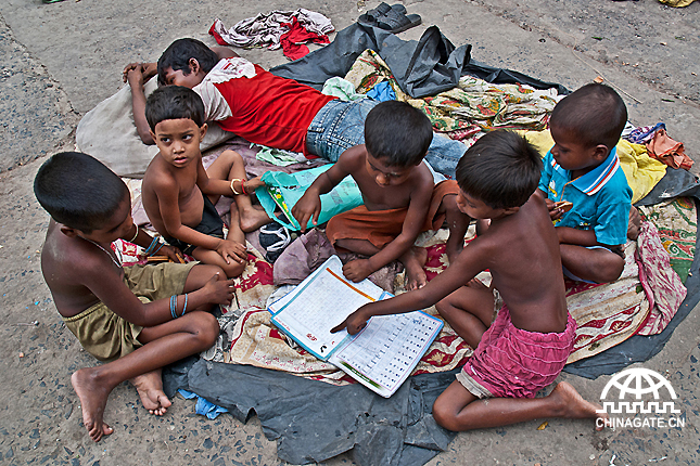 The street children are getting interested in books. An initiative has been taken by the government of India as free education to all poor kids.