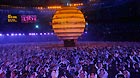 Artists perform during the opening ceremony of the Beijing Summer Olympic Games at the Beijing National Stadium on August 8, 2008.