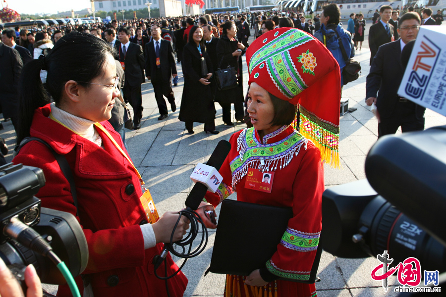 The 18th National Congress of the Communist Party of China (CPC) opens at the Great Hall of the People in Beijing, capital of China, on Nov. 8, 2012.