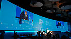 United Nations Secretary-General Ban Ki-moon speaks during the opening session of the high-level segment of the United Nations Climate Change Conference in Doha, Qatar, on Dec. 4, 2012.