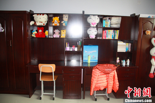 This is a room for children at the Hohhot Children’s Welfare Institute.