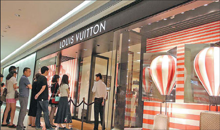 China's rising number of middle class people makes the country a coveted market for global luxury brands.