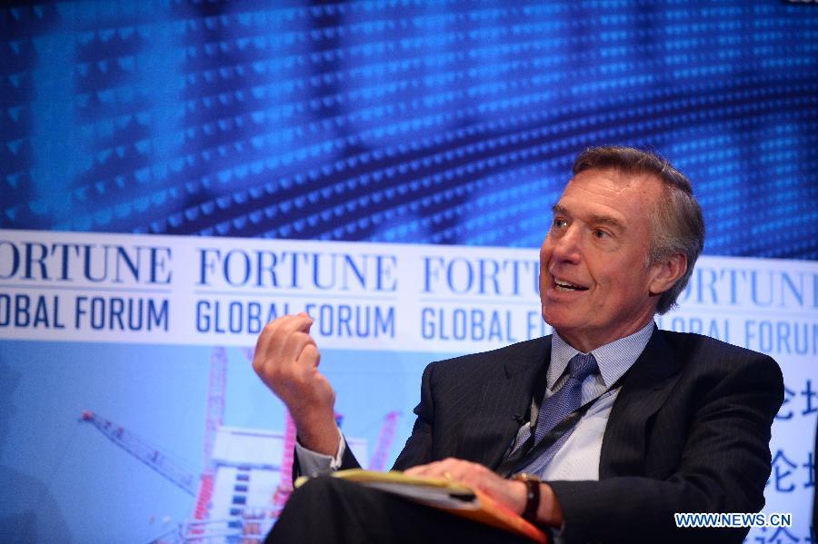 Ralph Schlosstein, president and CEO of Evercore Partners, speaks at the discussion &apos;Global Investment Strategies in An Era of Risk&apos; during the 2013 Fortune Global Forum in Chengdu, capital of southwest China&apos;s Sichuan Province, June 6, 2013.